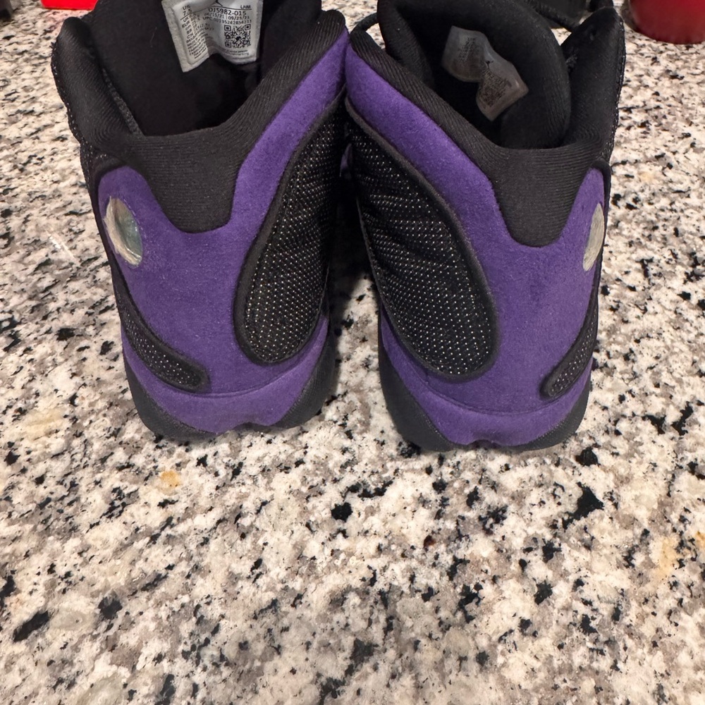 Black and Purple Sneakers - Picture 6 of 7